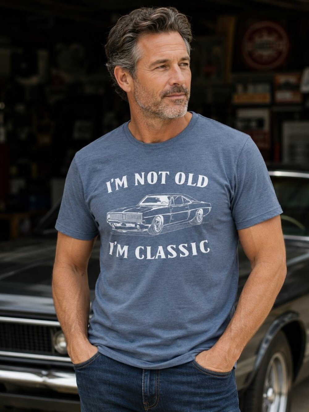 Men’s I`m not Old I`m Classic Funny Graphic T-Shirt Regular Fit - Picture 2 of 3